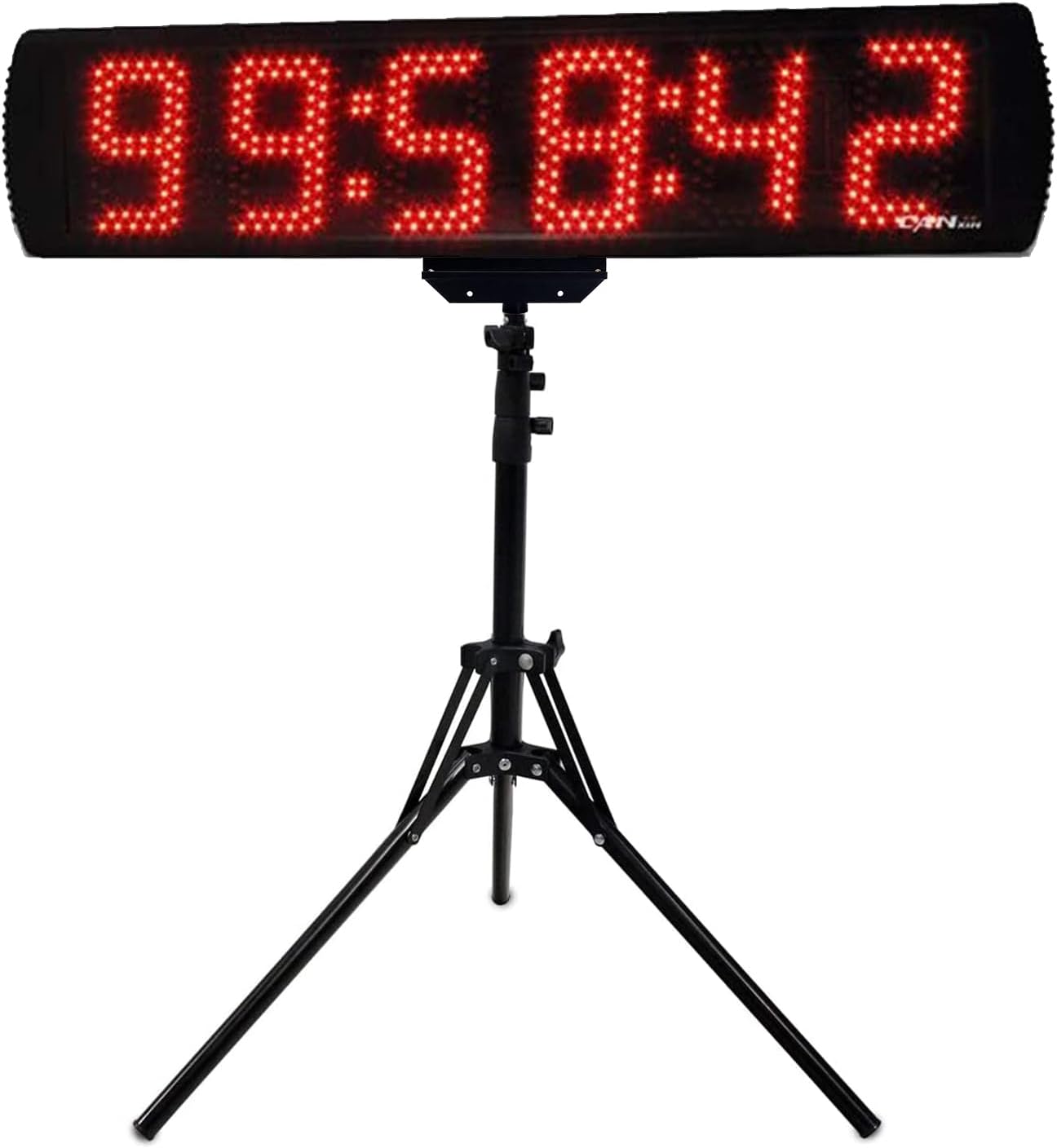 5 Inch LED Race Clock with Tripod for Running Events,Race Timing Clock,Gym Timer Clock on Stand